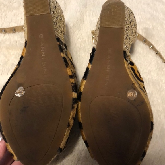 Gianni Bini leopard wedges - Picture 5 of 5